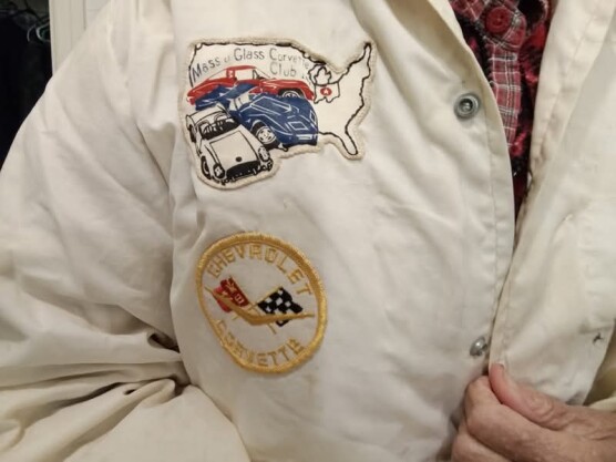 Accessories - Chevrolet: Vintage Corvette Jacket & Patches & Dash Plaq