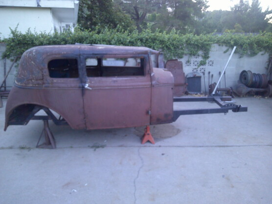 Other Parts - Ford: MODEL A RAT ROD HOT ROD BODY and FRAME 1931