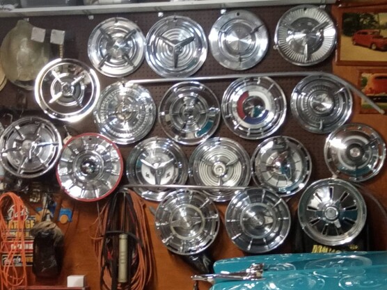 Accessories - Cadillac: 1957 Cadillac Hubcaps