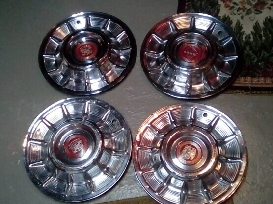 Accessories - Cadillac: 1957 Cadillac Hubcaps