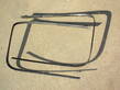 1949-52 Chevy Windshield Moldings