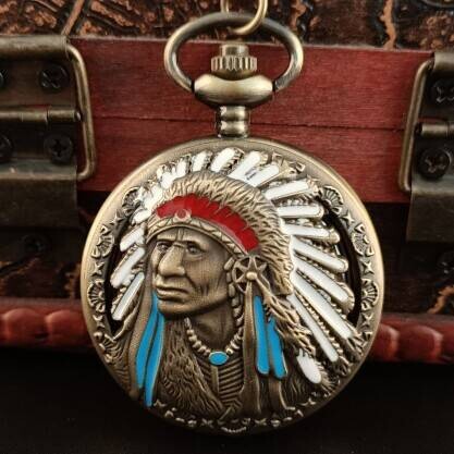 Accessories - Not Make Specific: Indian Head Pocket Watch