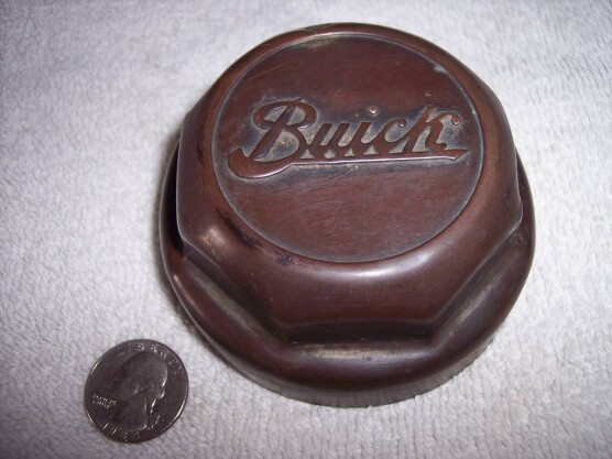Accessories - Buick: 1920s Brass Grease Gap & Match book cover