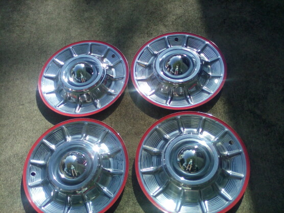 Accessories - Cadillac: 1957 Cadillac Hubcaps