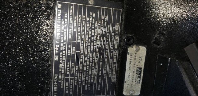 1973 DeTomaso Pantera