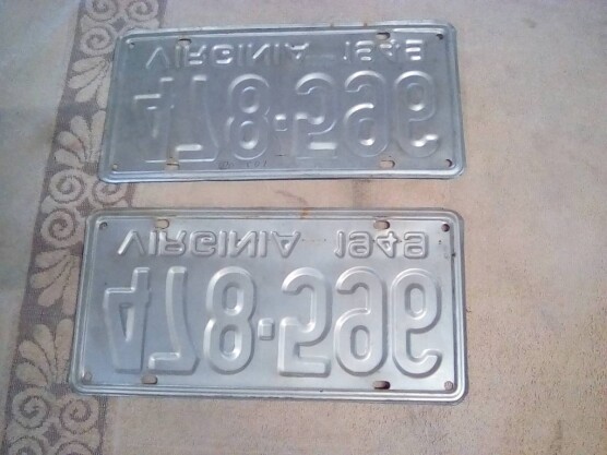 Accessories - Not Make Specific: Vintage License  Plates