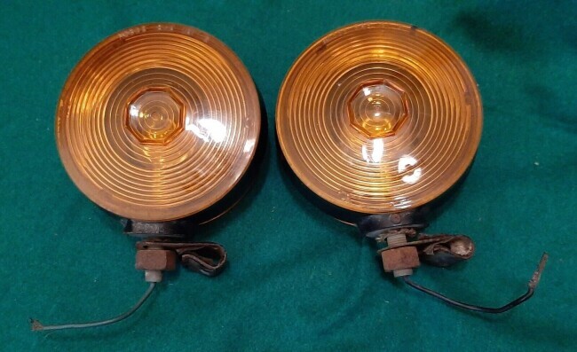 Vintage Amber Turn Signals & Tail Lights