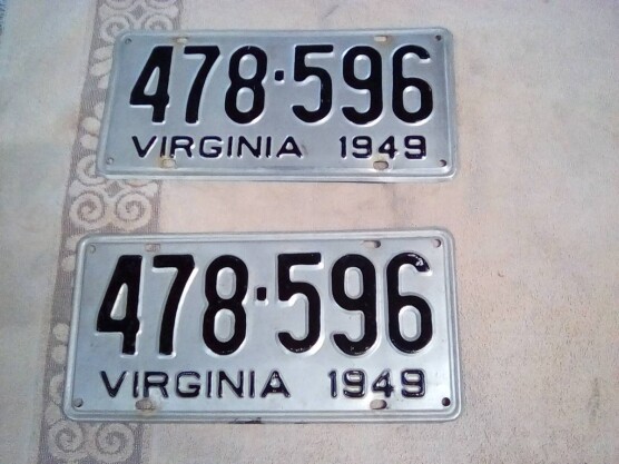 Accessories - Not Make Specific: Vintage License  Plates