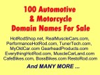 100 Auto Domain Names For Sale