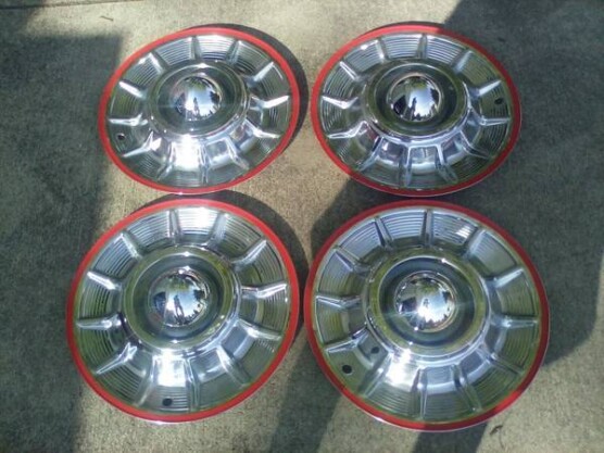 Accessories - Cadillac: 1957 Cadillac Hubcaps