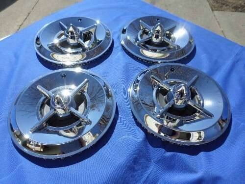 Accessories - Dodge: 1957  Dodge Lancer 15" Hubcaps